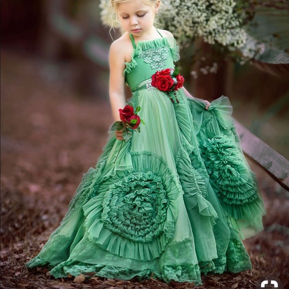 green frock